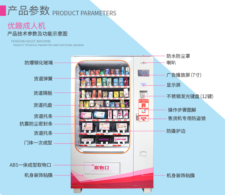 優趣生活自動售賣成人用品機 情趣用品無人新零售(圖3) 優趣生活自動售賣成人用品機 情趣用品無人新零售(圖3)
